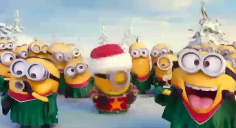 Mimoni z rozprávky „Ja zloduch“ a ich vianočná pesnička