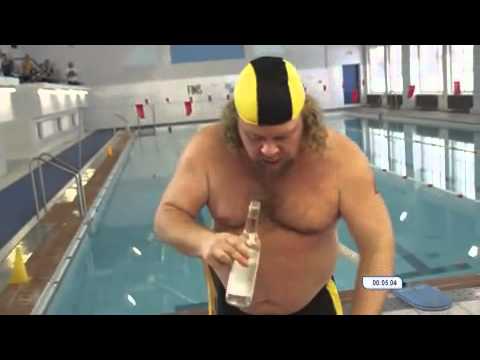 Ako zaplávať 100 metrov po fľaši vodky