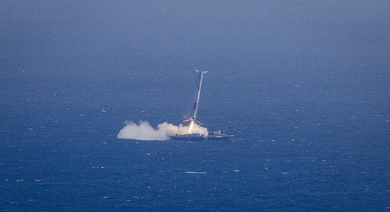 Fail: Prístátie rakety na mori